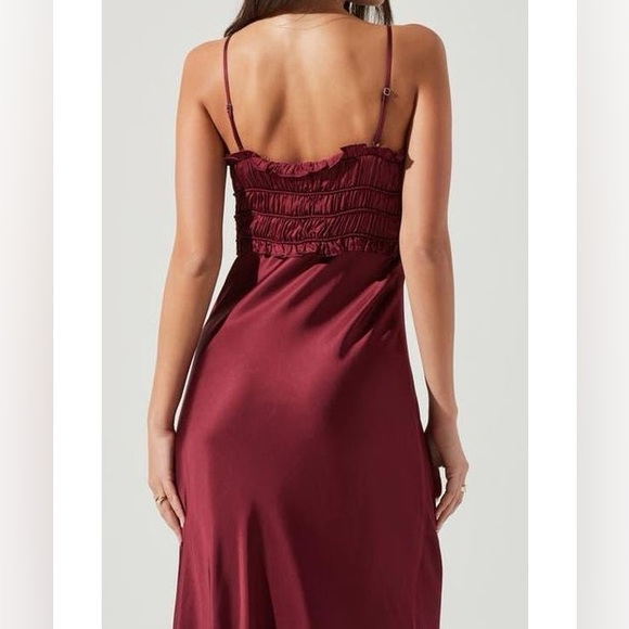 ASTR the Label Zola Maxi Satin Dress - Picture 2 of 8